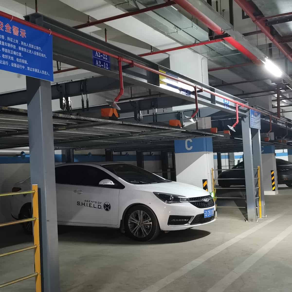四柱簡易式停車設備